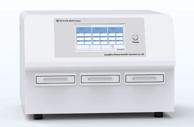 Three-chamber WVTR Tester (infrared method) Three-chamber WVTR Tester (infrared method)